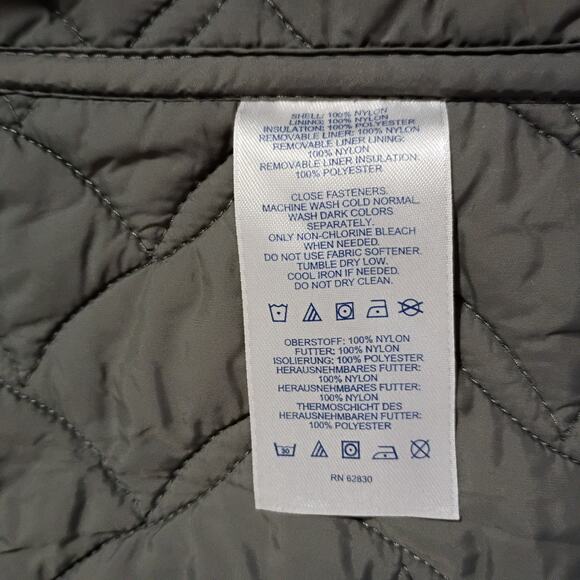 Lands' End 3-in-1 Women's s (6/8) Winter Jacket (Squall?) Hidden Hood Black - Picture 16 of 16